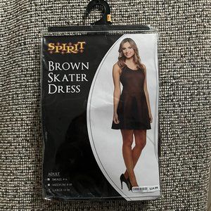 Spirit Brown Skater Dress